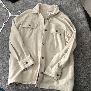 Aerie Cream Shacket